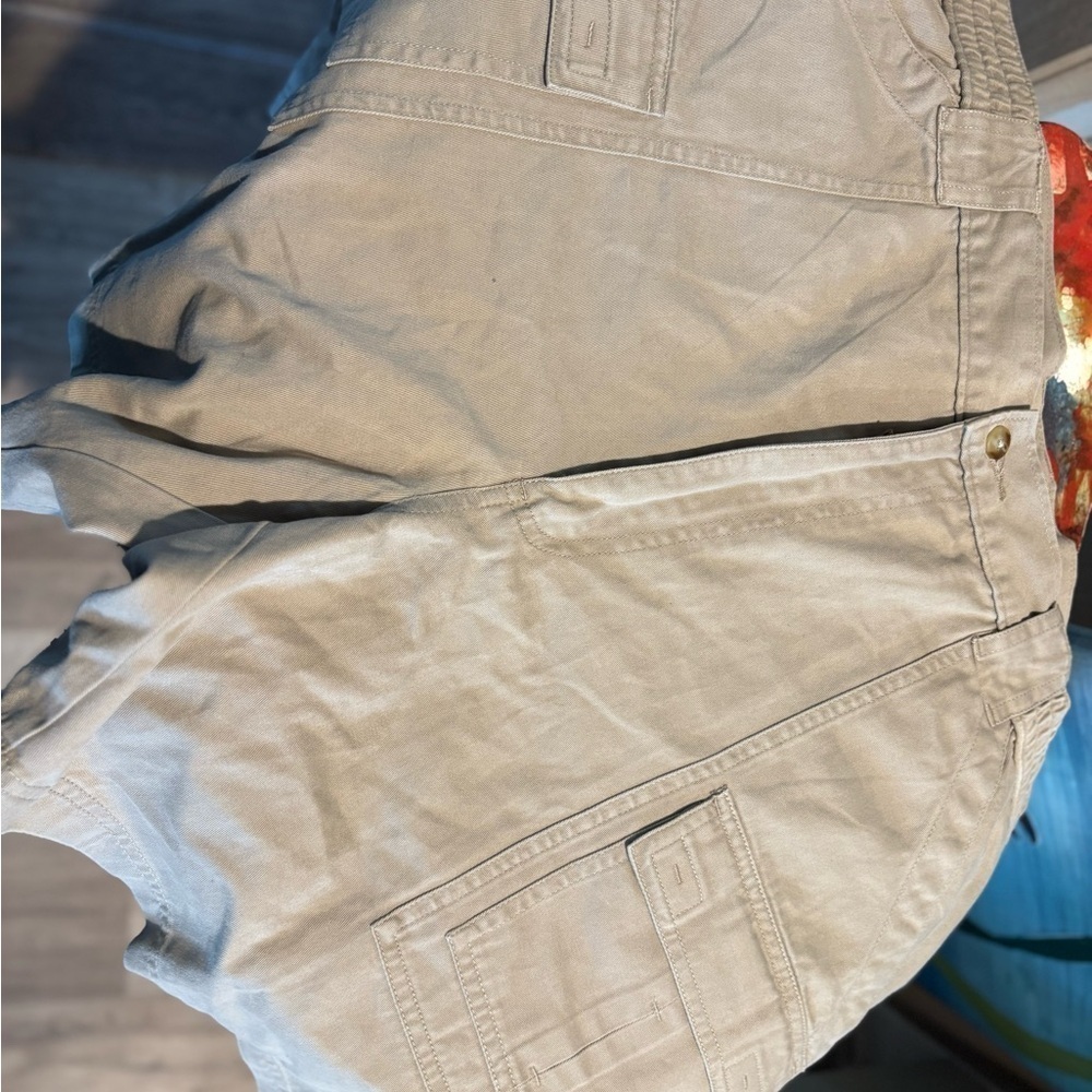 Source Unknown Tan Cargo Shorts Relaxed Fit